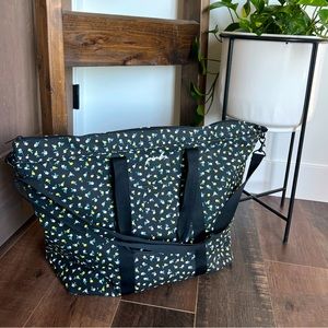 Victoria Secret PINK floral duffel bag